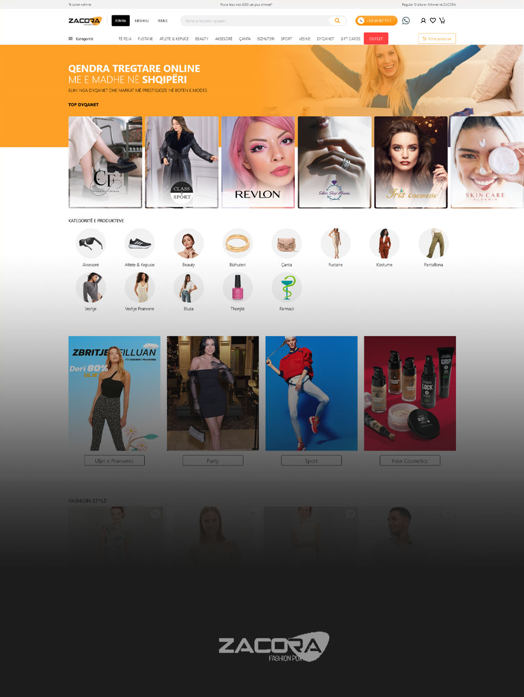 Zacora E-commerce Saas
