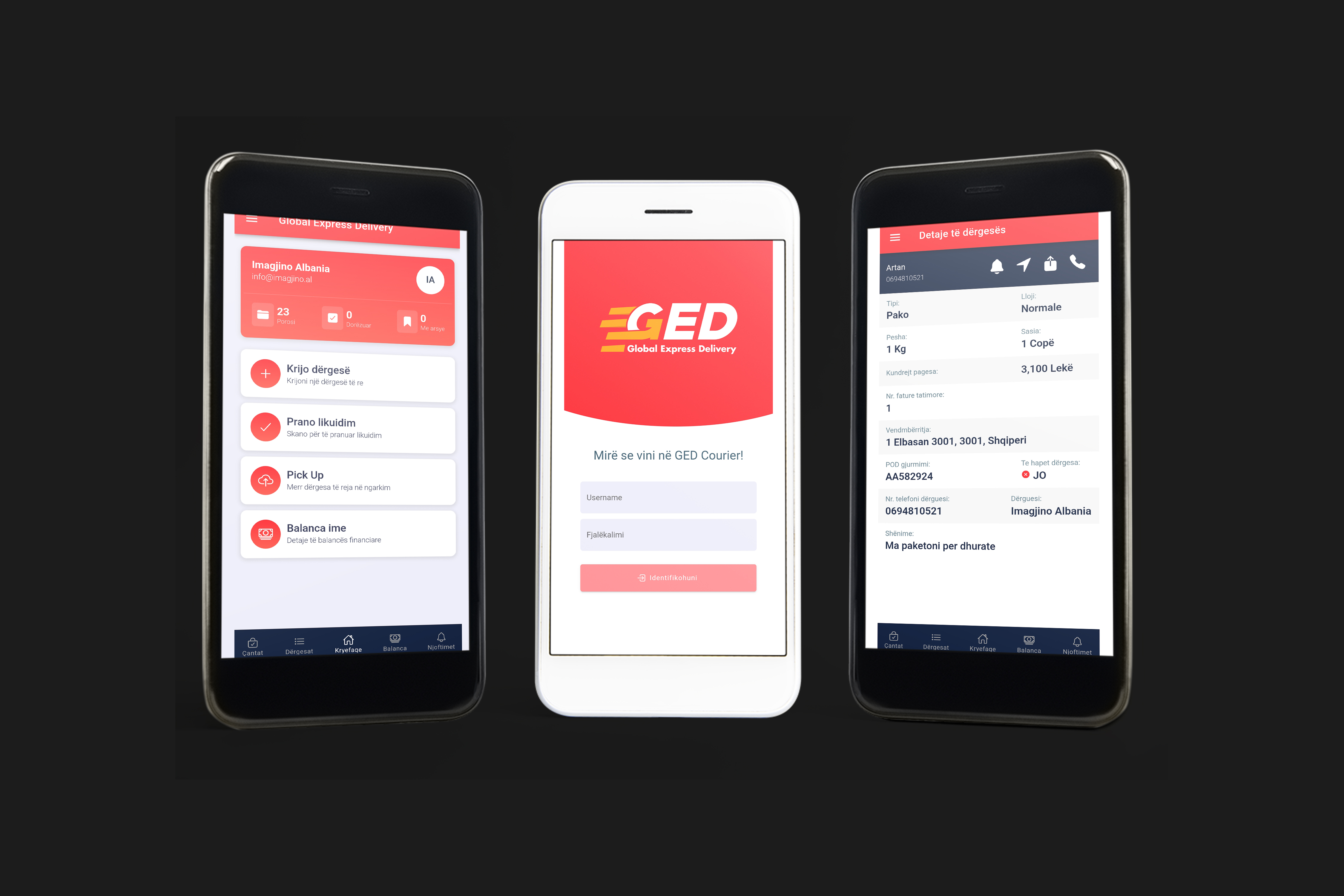 Ged Courier Aplikacion Mobile